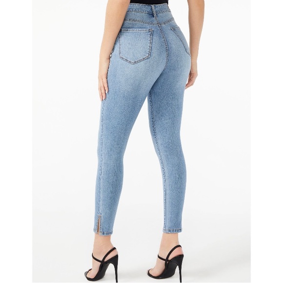 Sofia vergara jeans Rosa skinny high rise with side slit hem - Picture 3 of 4